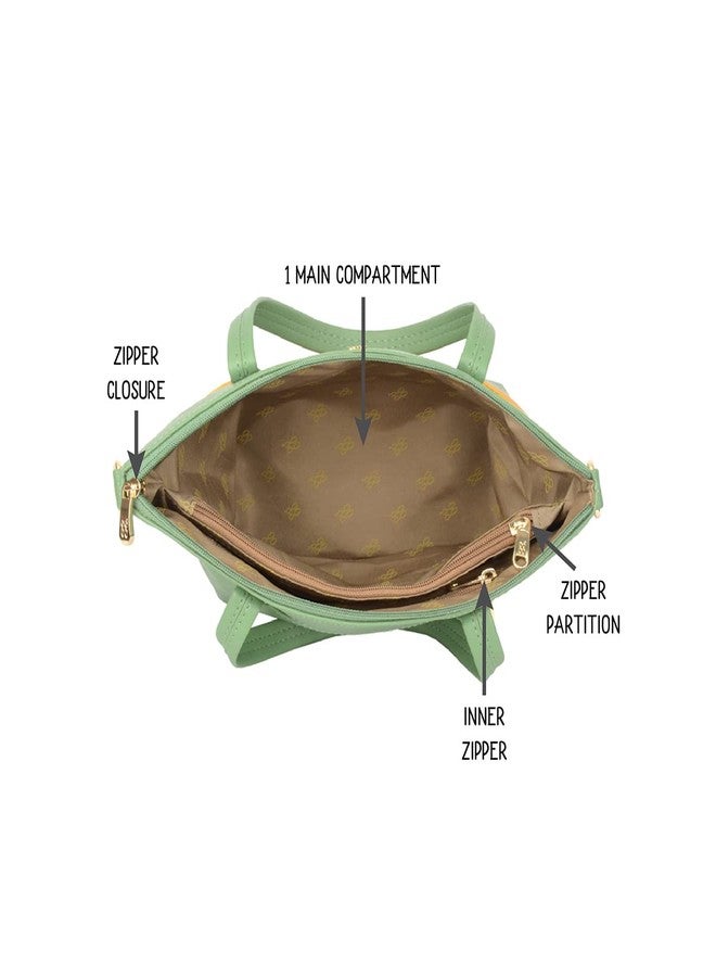 Baggit Women's Green Medium Size Tote Bag - Image 5